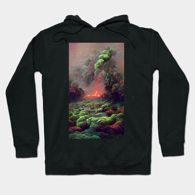 Lava Forest Hoodie by House of Zenoth